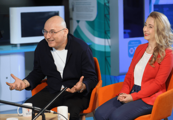 Проф. Дарина Найденова и шеф Иван Манчев